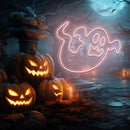 Halloween Ghost Neon Sign, Custom Halloween Neon Sign, Led Neon Light Sign, Party Event Front Door Yard Decor,Home Room Wall Decoration - VINTAGE SIGN