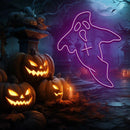 Halloween Ghost Neon Sign,LED Ghost Neon Sign - VINTAGE SIGN