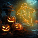 Halloween Ghost Neon Sign,LED Ghost Neon Sign - VINTAGE SIGN