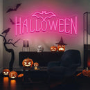 Happy Halloween Custom Neon Sign - VINTAGE SIGN