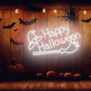 Happy Halloween Neon Sign, Custom Neon Sign Halloween Decorations, LED sign for Halloween Door decor - VINTAGE SIGN