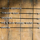 Customizable Letter Decorative Strip – Metal & EVA Letter Display for Coffee Shop Menu, Home Decor & Event Signage
