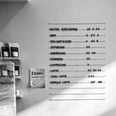 Customizable Letter Decorative Strip – Metal & EVA Letter Display for Coffee Shop Menu, Home Decor & Event Signage