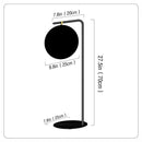 Custom Standing Chalkboard Sign – 27.5" Height, Black/White, Blank or Print Logo