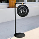 Personalized Rotatable Round Floor Sign for Business