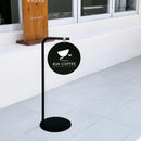 Personalized Rotatable Round Floor Sign for Business