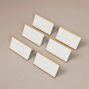 Mini Acrylic Price Tag Holders for Bakery Display with Blank Cards