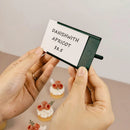 Mini Acrylic Price Tag Holders for Bakery Display with Blank Cards