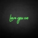 'Love you xo' neon sign - VINTAGE SIGN