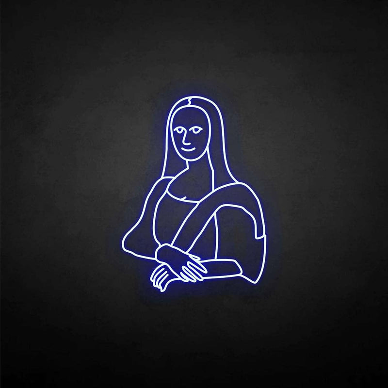 'Lisa's smile' neon sign - VINTAGE SIGN