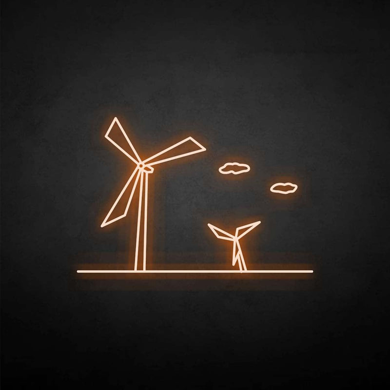 'windmill' neon sign - VINTAGE SIGN