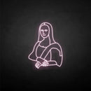 'Lisa's smile' neon sign - VINTAGE SIGN