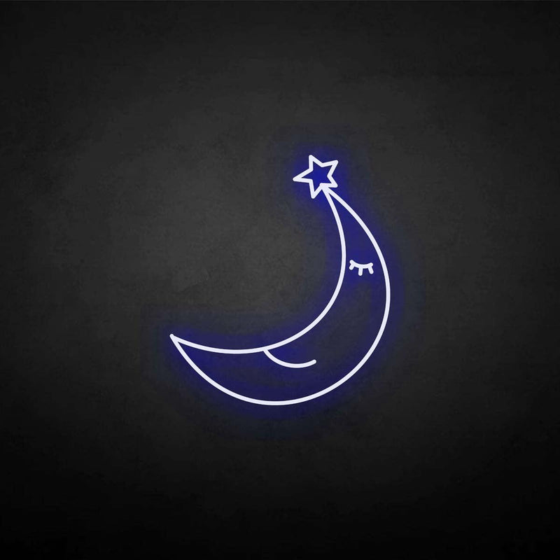 'To the moon' neon sign - VINTAGE SIGN