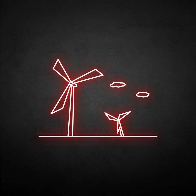 'windmill' neon sign - VINTAGE SIGN