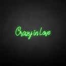 'Crazy in love' neon sign - VINTAGE SIGN