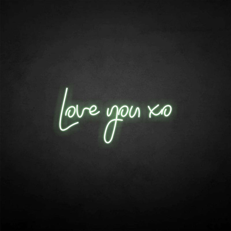 'Love you xo' neon sign - VINTAGE SIGN