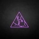 'FACE IN TRIANGLE' neon sign - VINTAGE SIGN