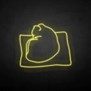 'The cat on the pillow' neon sign - VINTAGE SIGN