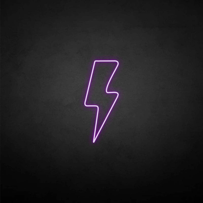 ‘Lightning' neon sign - VINTAGE SIGN