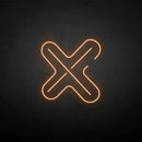 'Cross' neon sign - VINTAGE SIGN