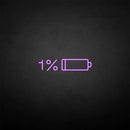 'Battery off' neon sign - VINTAGE SIGN