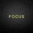 'Focus' neon sign - VINTAGE SIGN