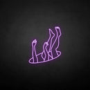 'Drop into hole' neon sign - VINTAGE SIGN