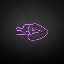 'Cigerrate and lip' neon sign - VINTAGE SIGN