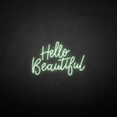 'hello beautiful' neon sign - VINTAGE SIGN