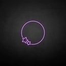 'Moon and star' neon sign - VINTAGE SIGN