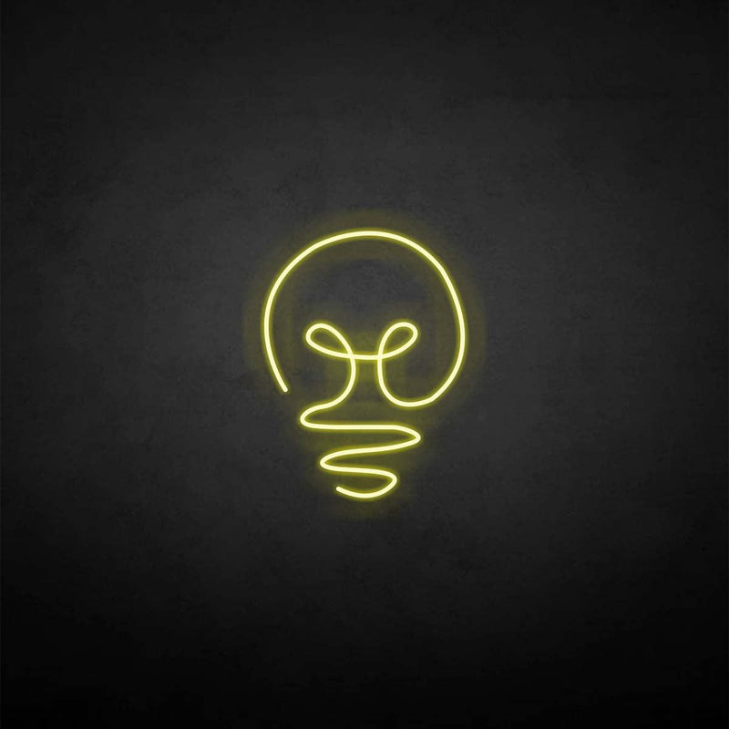 'Light bulb' neon sign - VINTAGE SIGN