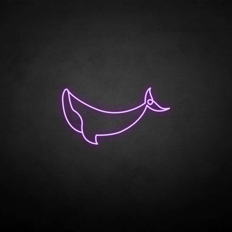 'Whale' neon sign - VINTAGE SIGN