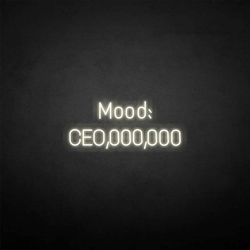 'Mood CEO' neon sign - VINTAGE SIGN