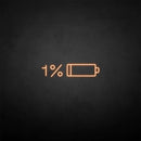 'Battery off' neon sign - VINTAGE SIGN