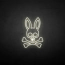 'the skeleton of the rabbit' neon sign - VINTAGE SIGN