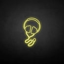 'Headset' neon sign - VINTAGE SIGN