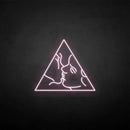 'FACE IN TRIANGLE' neon sign - VINTAGE SIGN