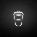 'NICE miketea' neon sign - VINTAGE SIGN