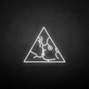 'FACE IN TRIANGLE' neon sign - VINTAGE SIGN