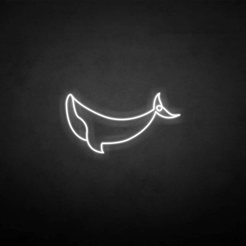 'Whale' neon sign - VINTAGE SIGN