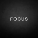 'Focus' neon sign - VINTAGE SIGN