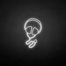 'Headset' neon sign - VINTAGE SIGN