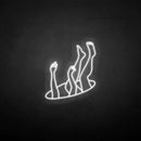 'Drop into hole' neon sign - VINTAGE SIGN