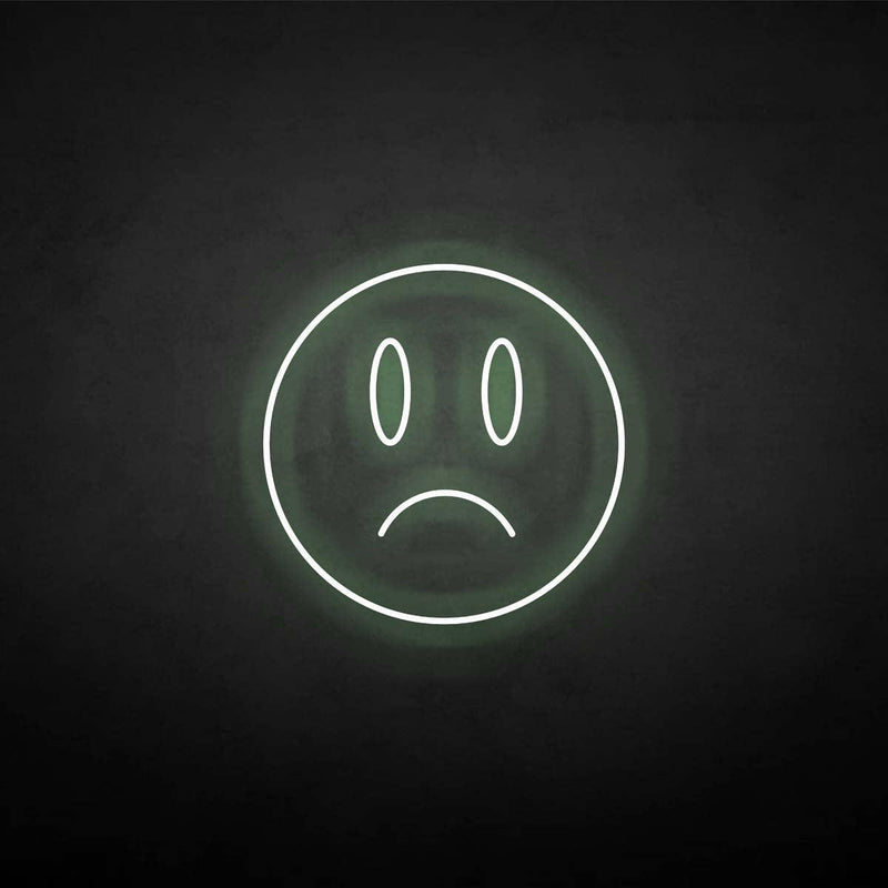 'Wry smile' neon sign