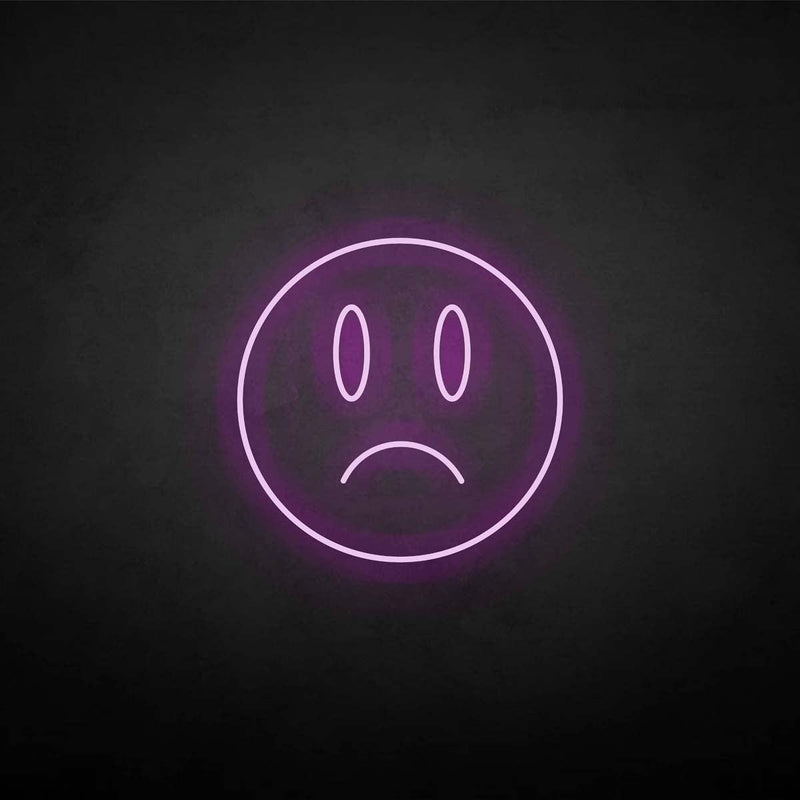 'Wry smile' neon sign