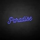 'Paradise' neon sign - VINTAGE SIGN
