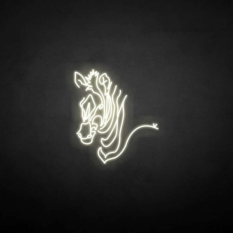 Leuchtreklame "Zebra".