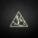 'FACE IN TRIANGLE' neon sign - VINTAGE SIGN