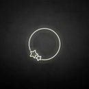 'Moon and star' neon sign - VINTAGE SIGN