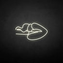 'Cigerrate and lip' neon sign - VINTAGE SIGN